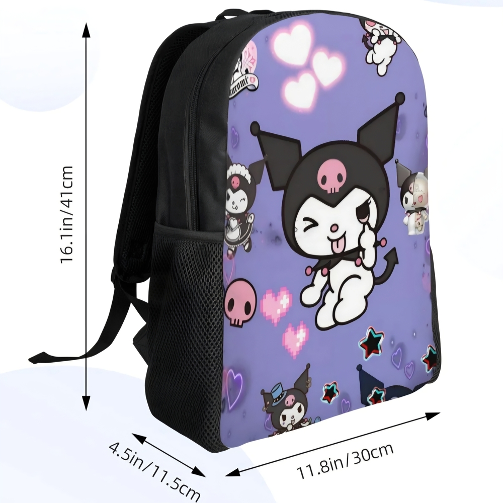 Cute Purple Character Backpack - Picture 5 of 6